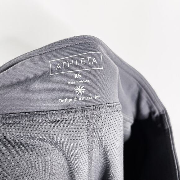 Athleta XSmall XS Gray Sweet Sport Activewear Skort Liner Shorts Stretch Knit - Picture 8 of 10